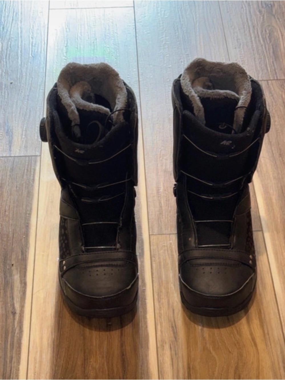 Women's Black Winter Snowboarding Boots
